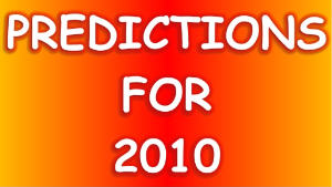 Loveshade Predictions for 2010 Loveshade Predictions for 2010